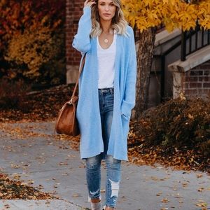 Vici NWOT  Hugs and Kisses Pocketed Cardigan